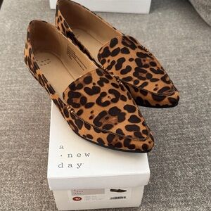 A New Day Women's Animal Print Loafers